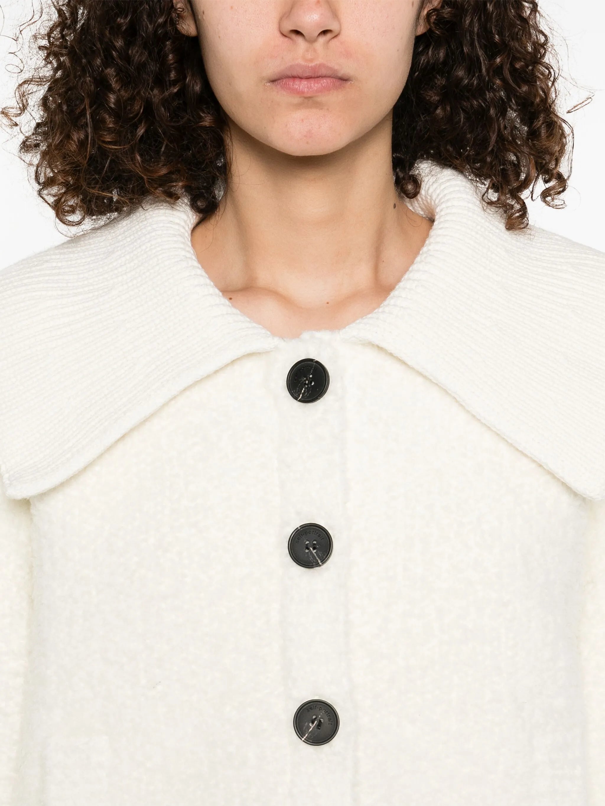 Grob gestrickter Cardigan