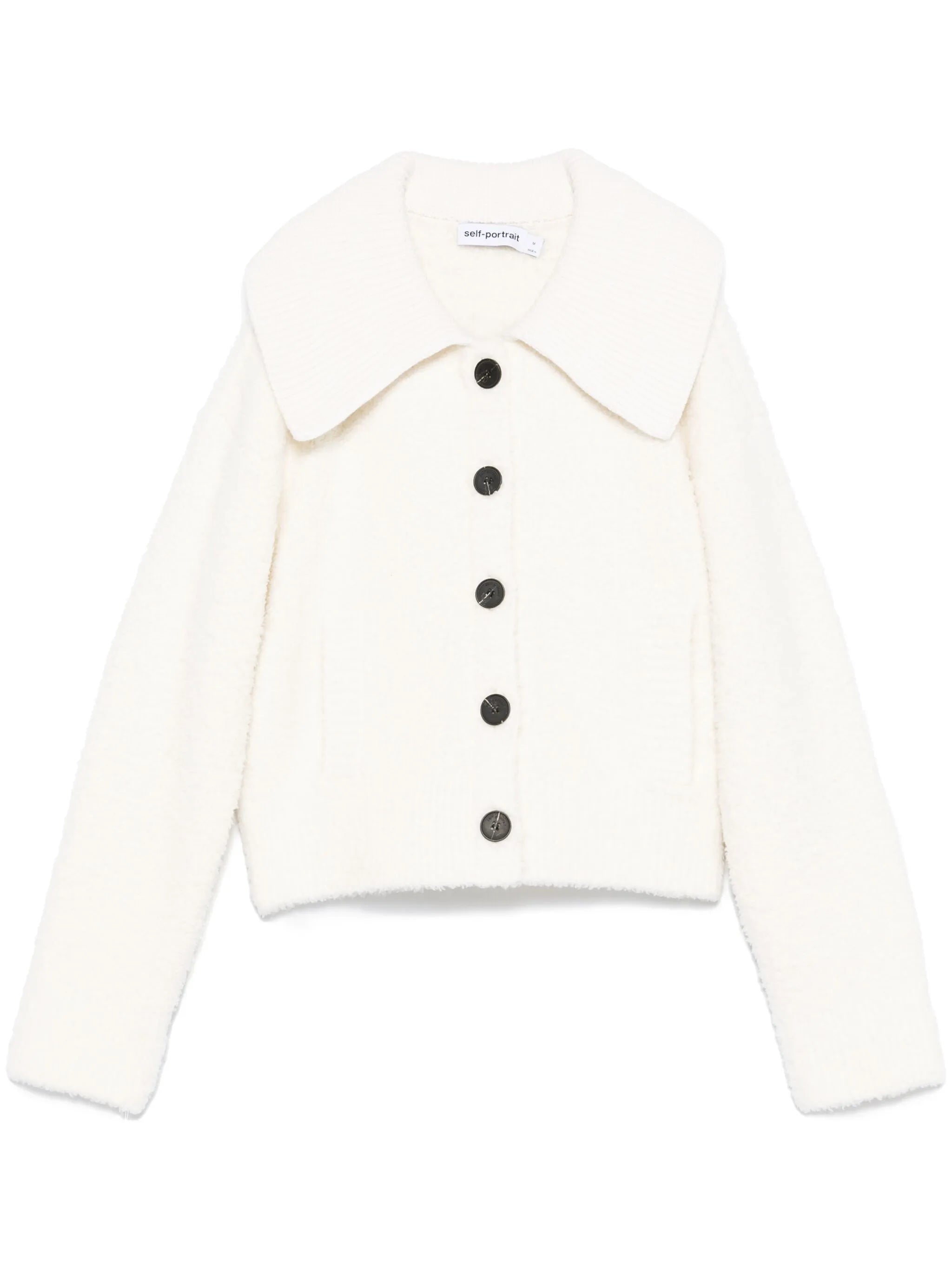 Coarsely knitted cardigan