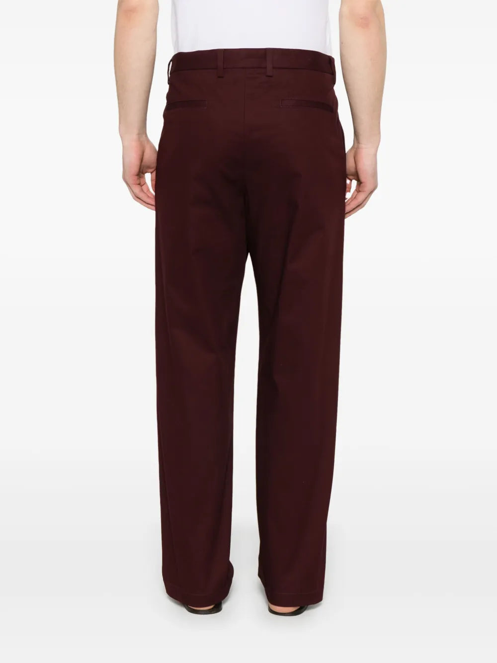 Chino pants with logo patch