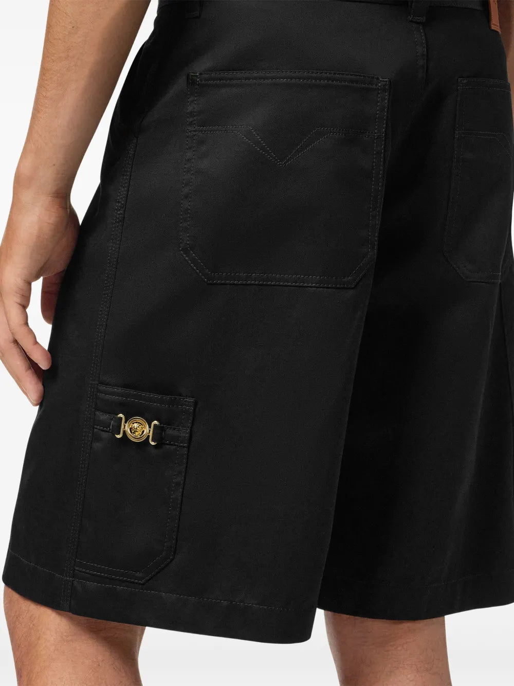 Cargoshorts aus Gabardine