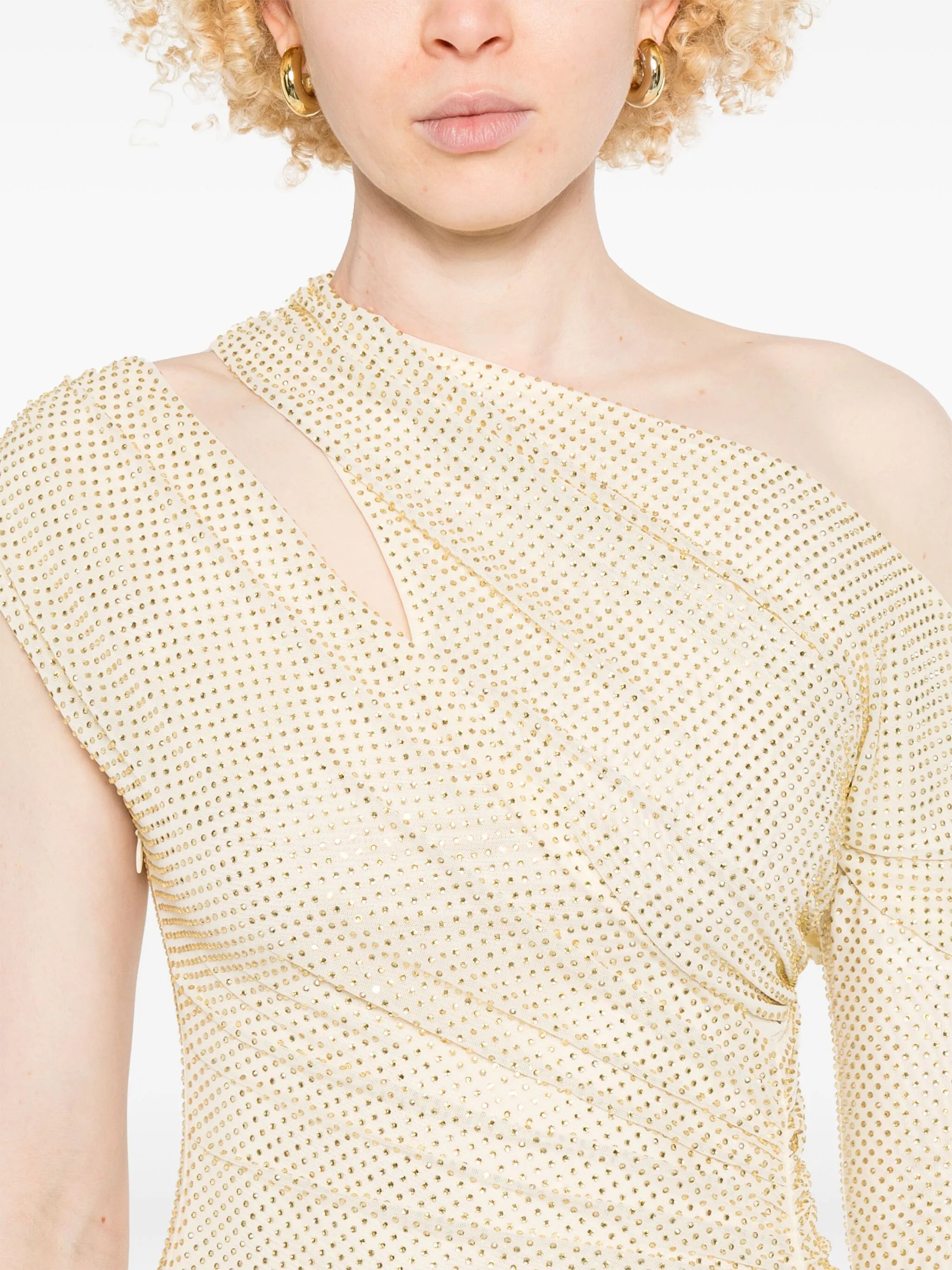 Abendkleid mit Strassverzierung