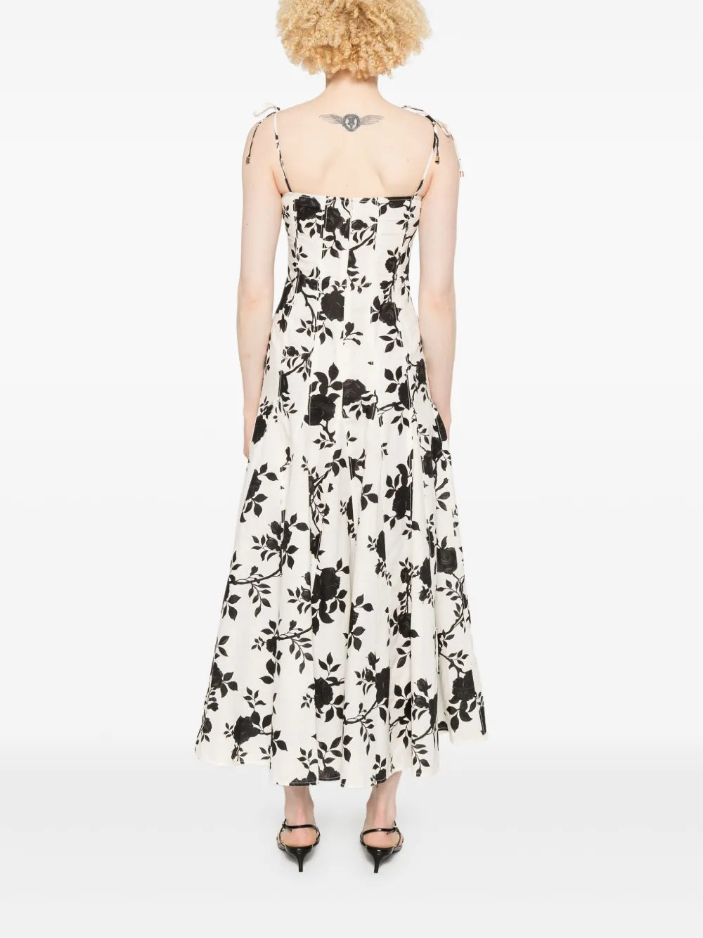 Midikleid mit Blumen-Print