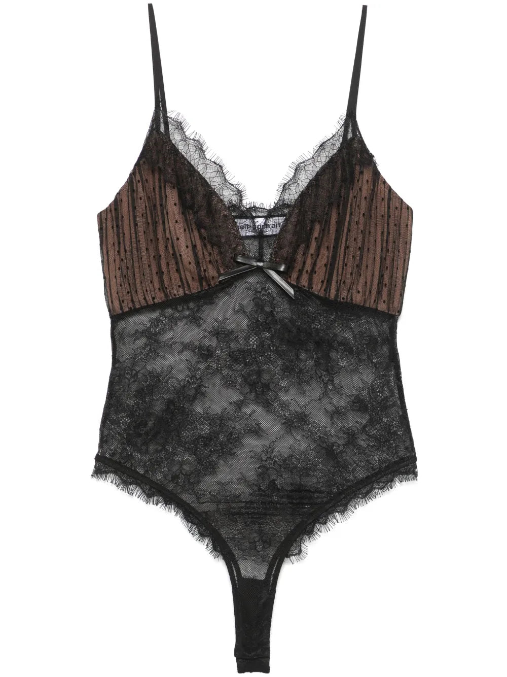 Mesh body with dot pattern