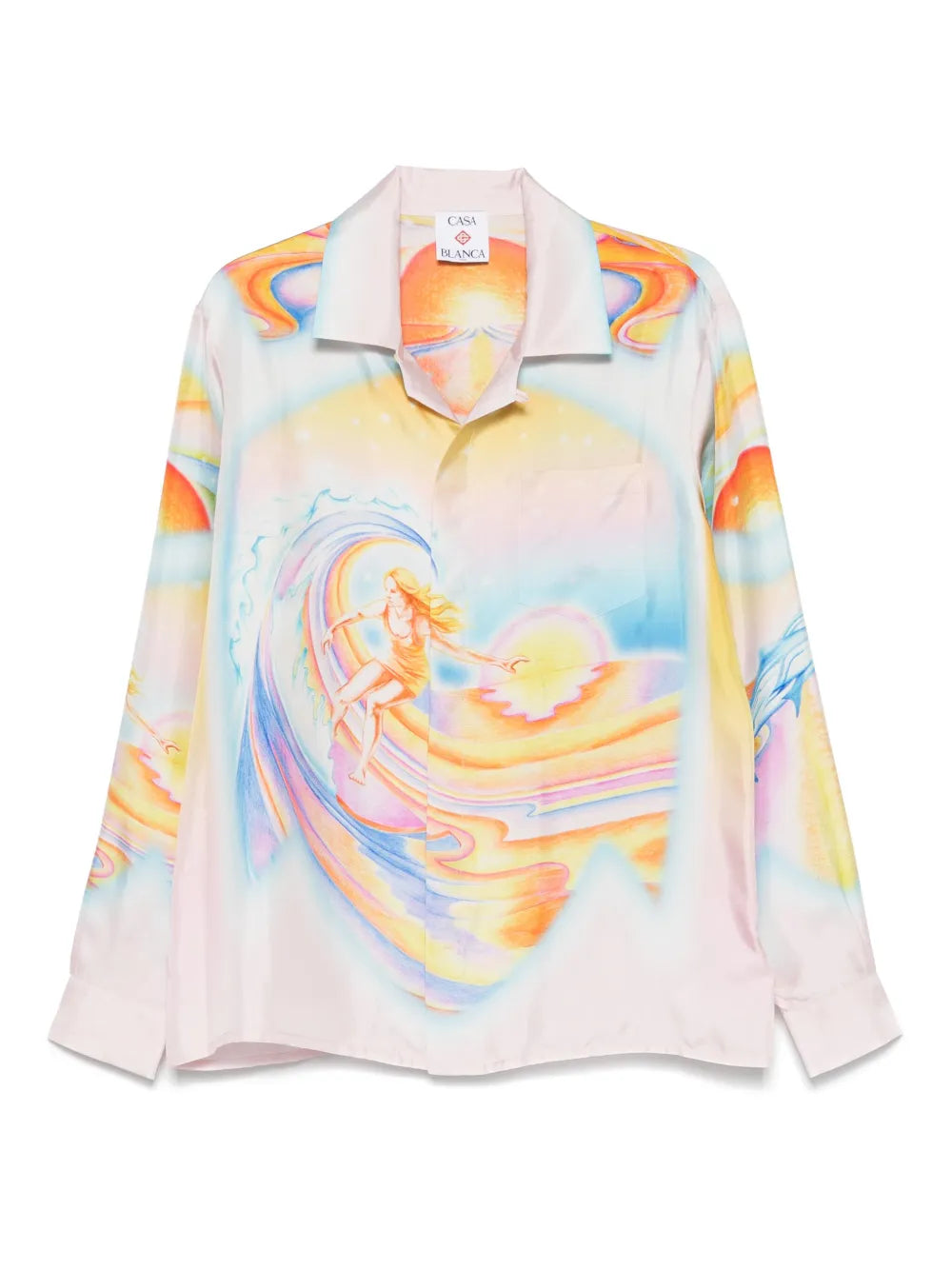 LONG SLEEVE CUBAN COLLAR SHIRT