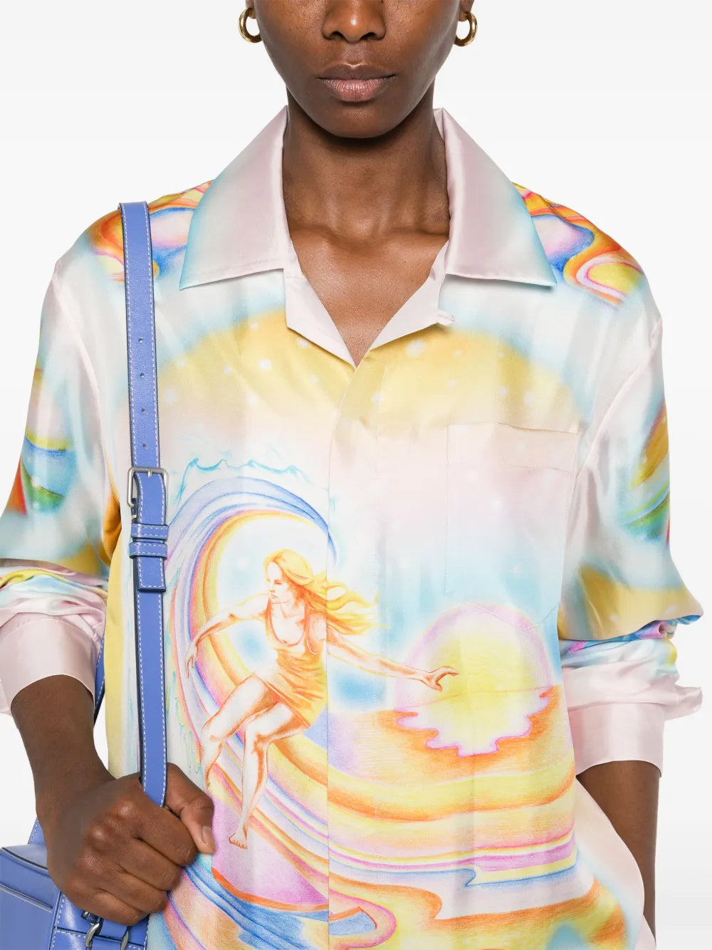 LONG SLEEVE CUBAN COLLAR SHIRT