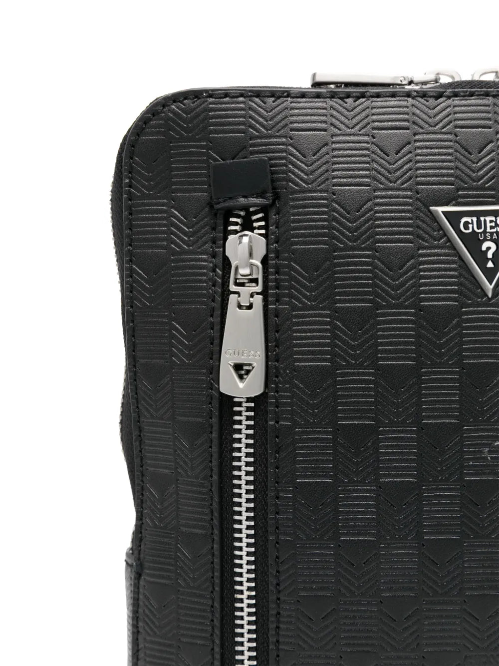 Courier bag with logo embossing