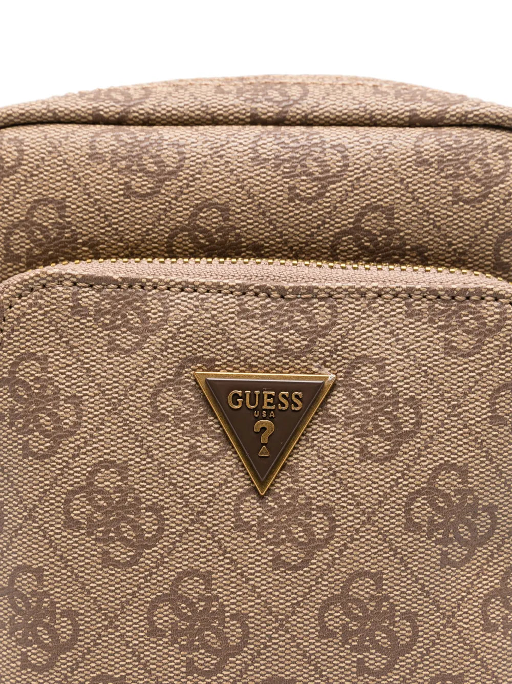 Courier bag with monogram