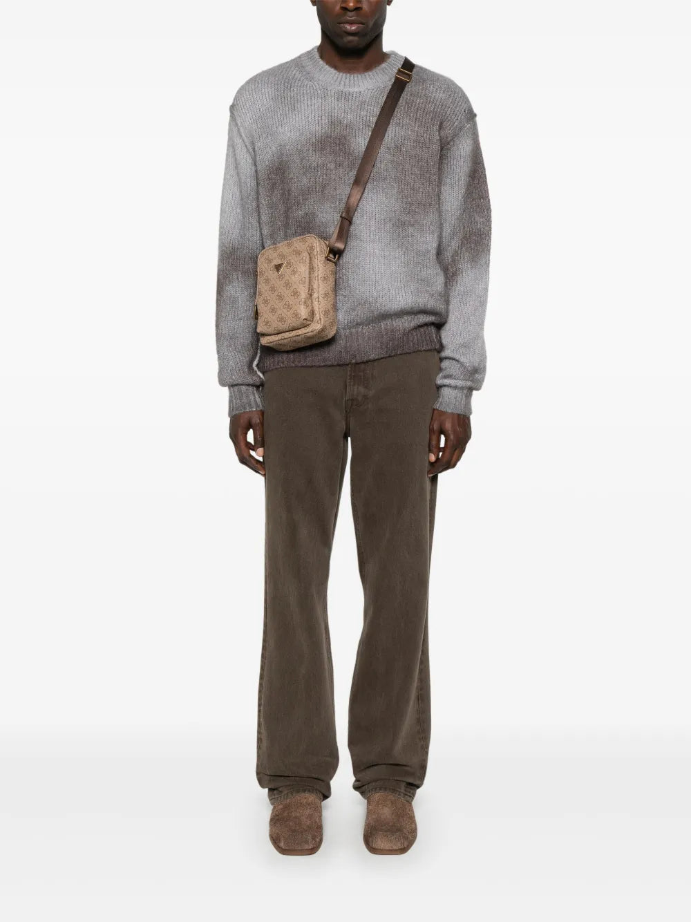 Kuriertasche mit Monogramm