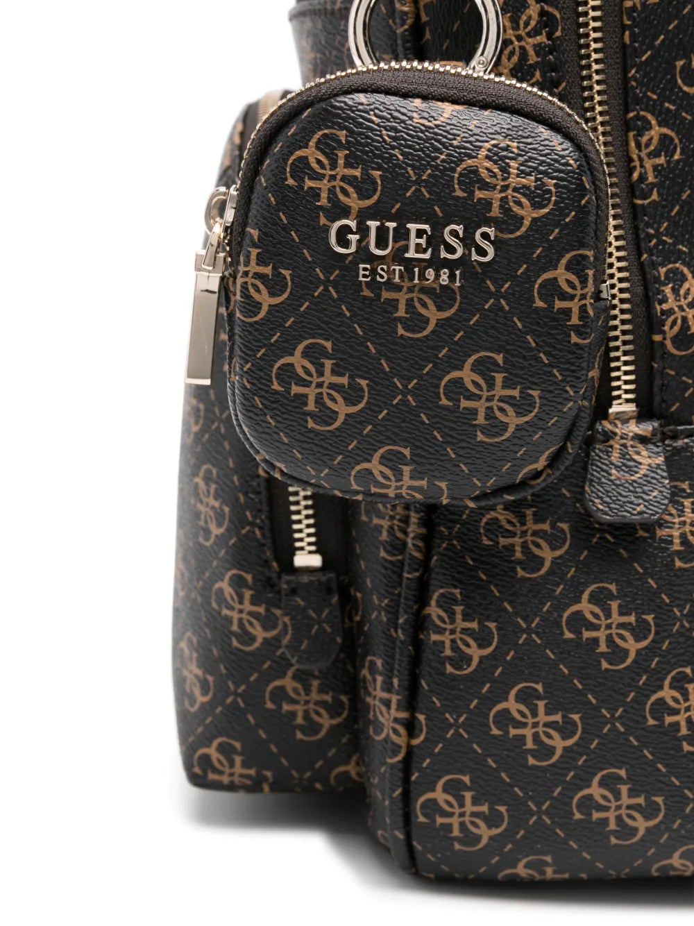 Rucksack mit Monogramm-Print