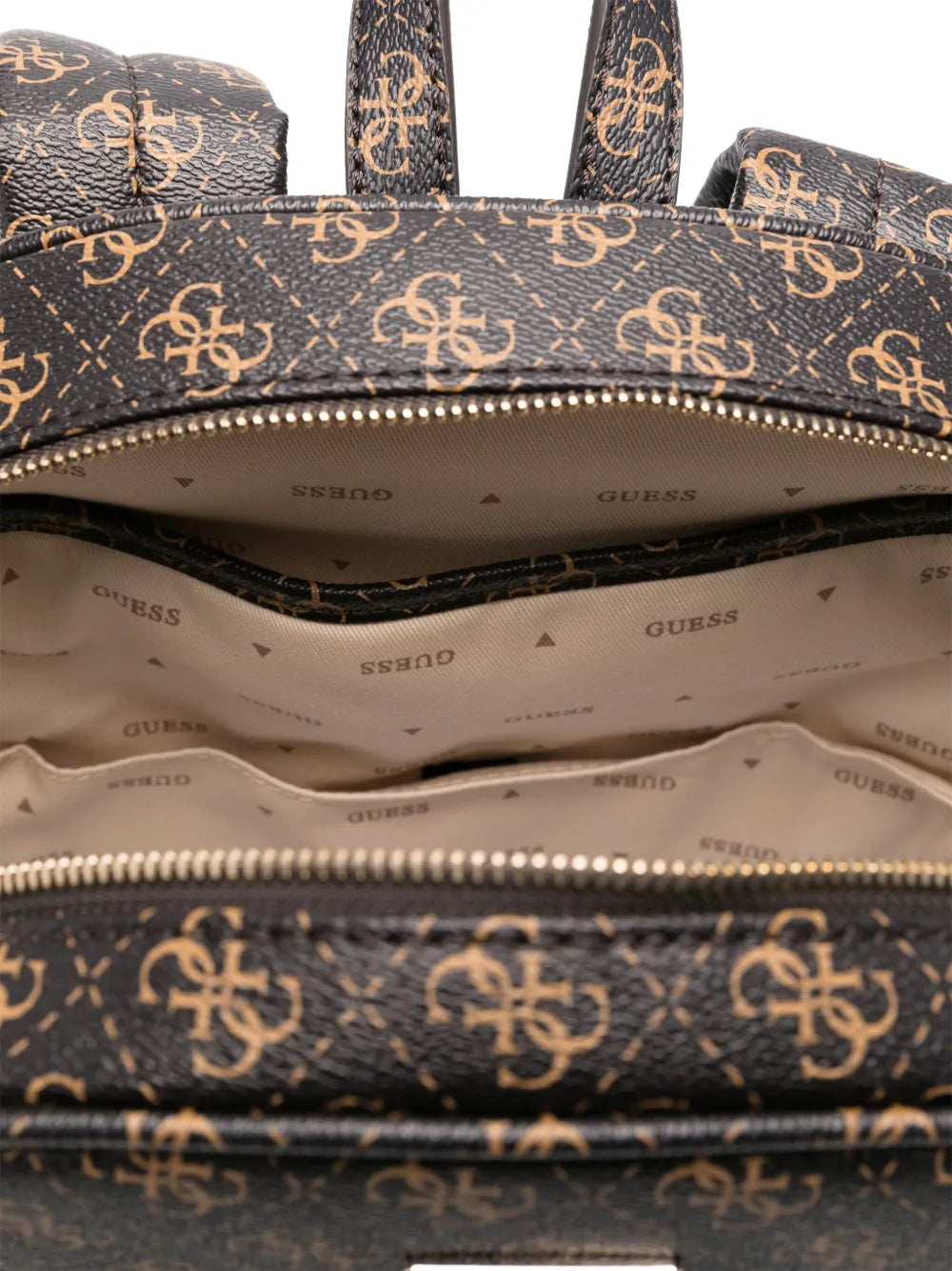 Rucksack mit Monogramm-Print