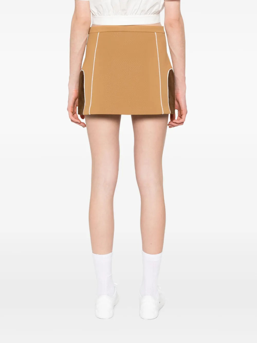 CHENILLE PANELLED TRACK SKIRT