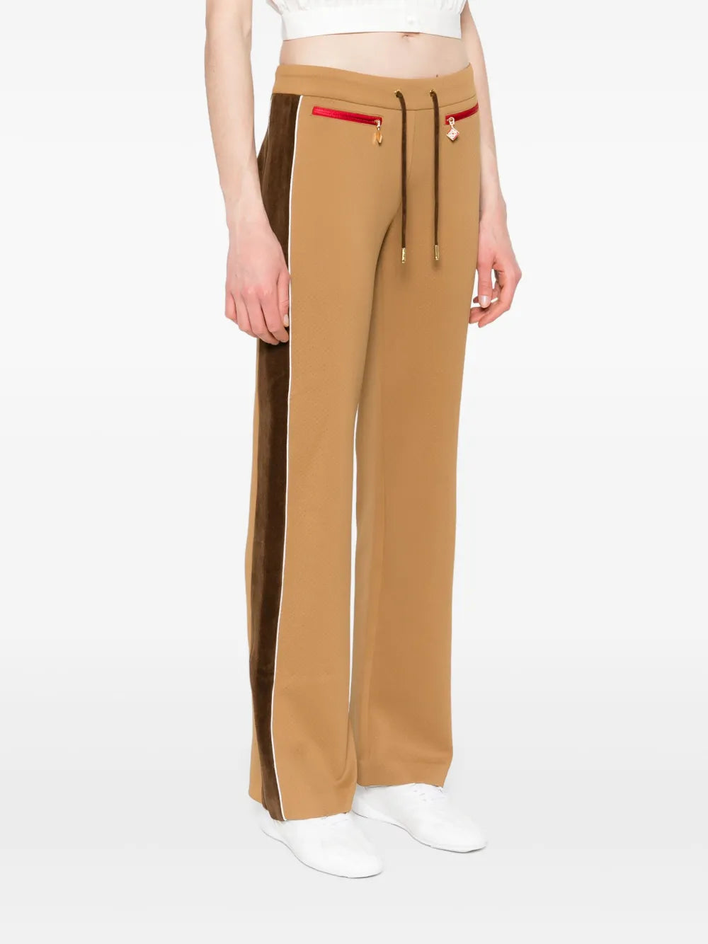 Jogginghose mit Chenille-Einsätzen