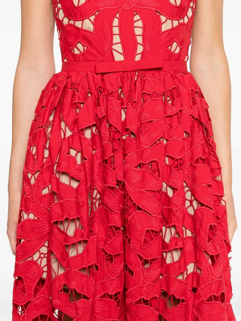 Besticktes Midikleid