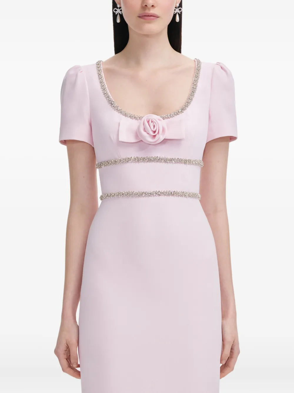 Dress with crystals