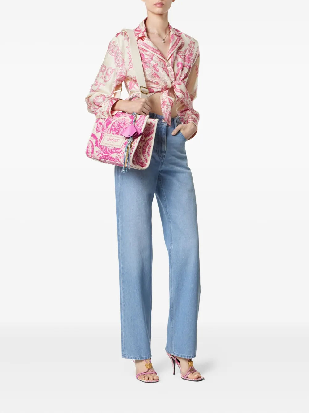 Medusa '95 jeans with high waist