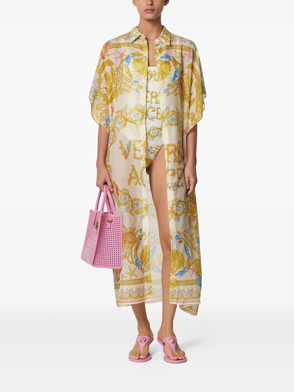 Underwater Baroque Caftan Dress
