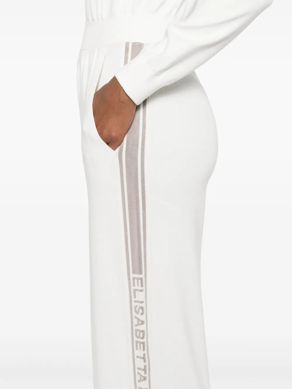 Jumpsuit mit Kontraststreifen