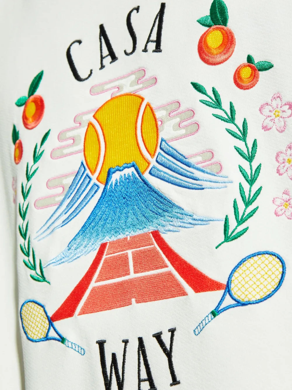 CASA WAY MOUNTAIN EMBROIDERED SWEATSHIRT