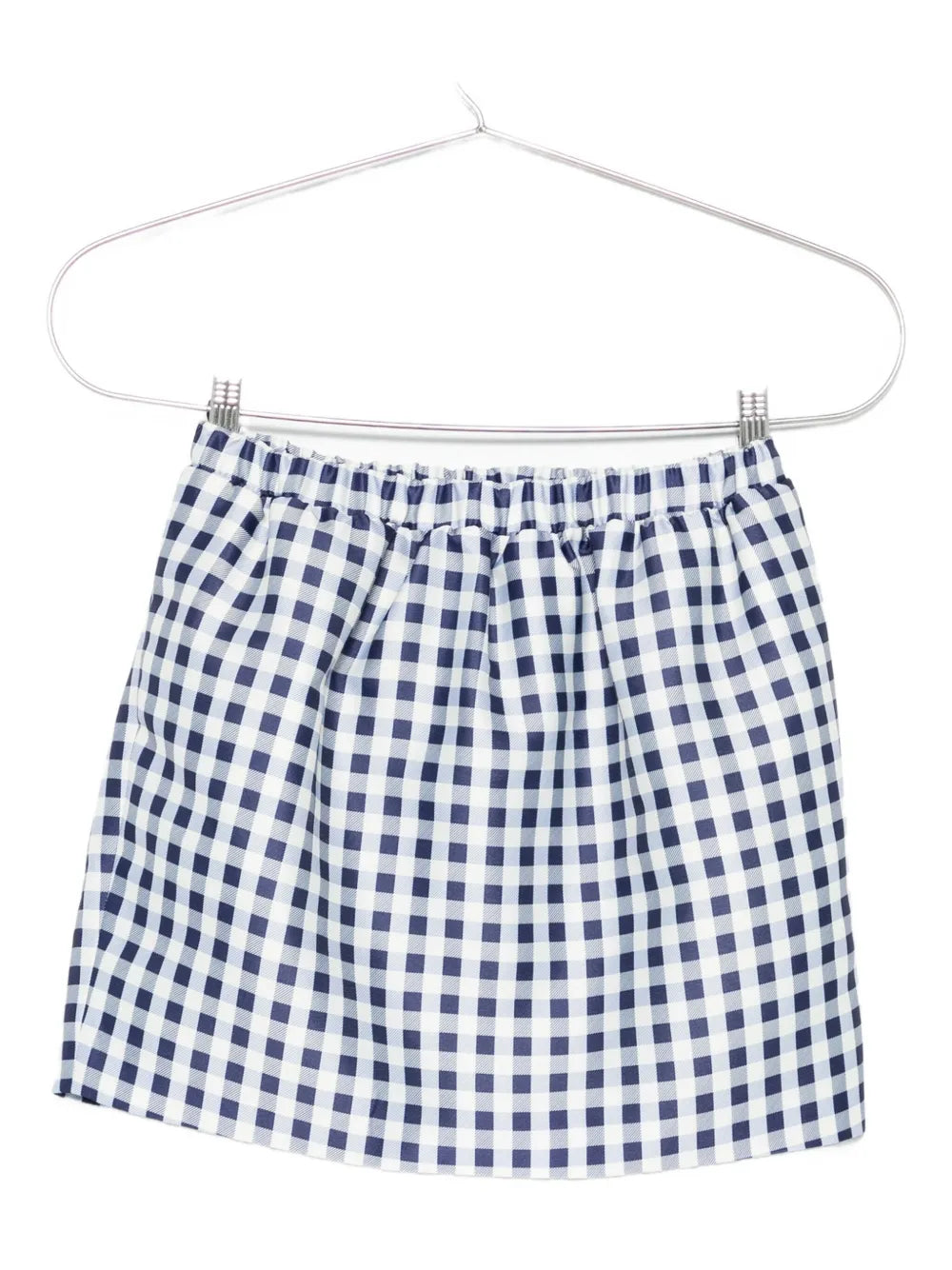 Mini dress with gingham pattern