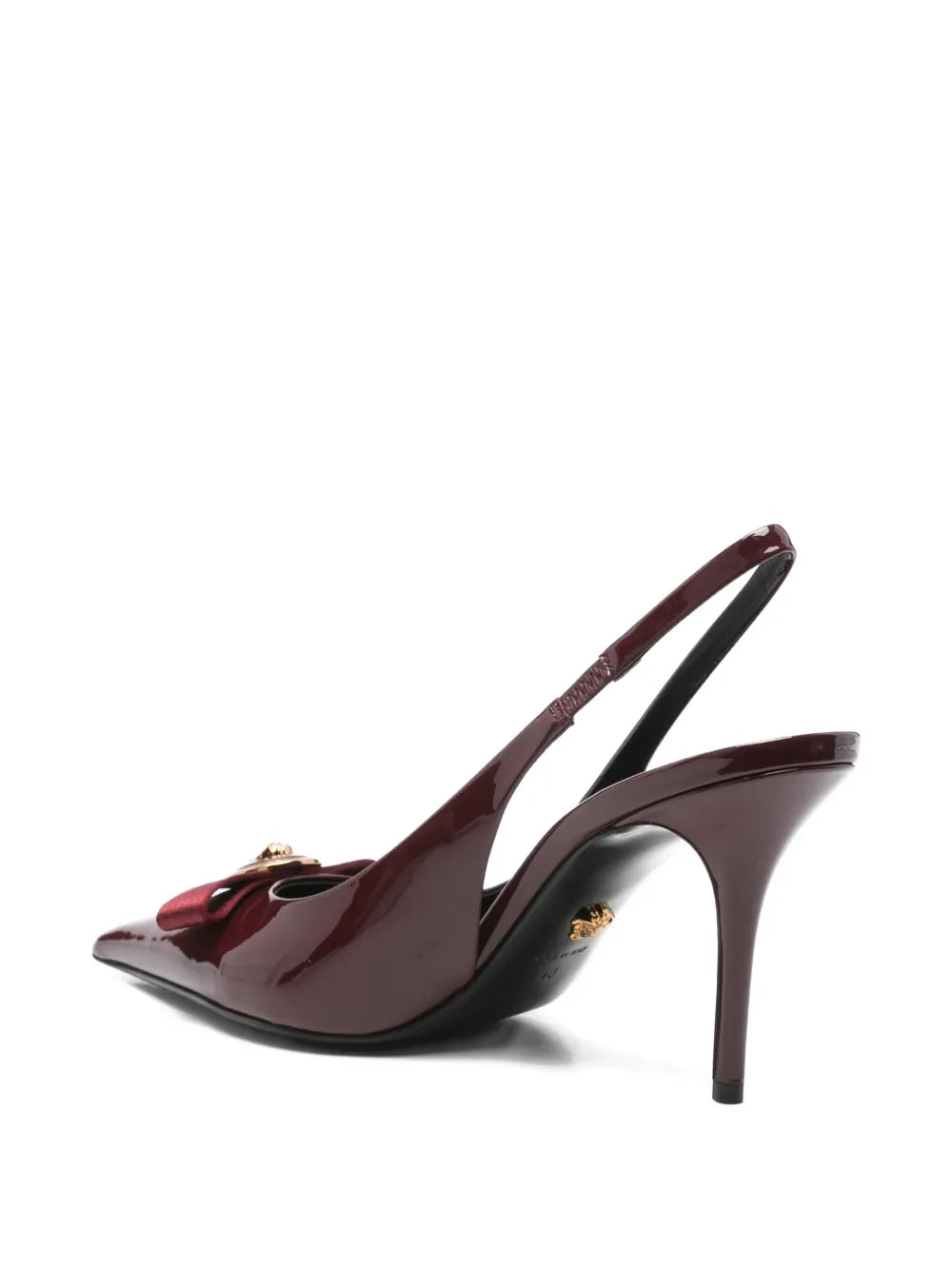 Slingback-Pumps mit Gianni-Schleife 85mm