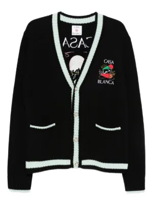 MERINO EMBROIDERY CARDIGAN