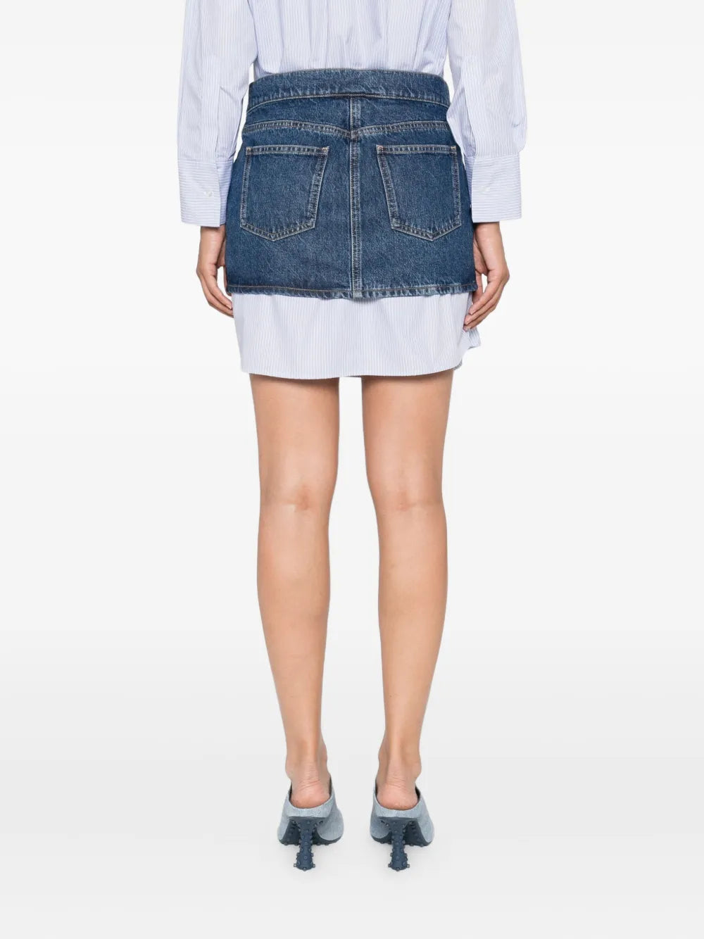 Mini dress made of denim