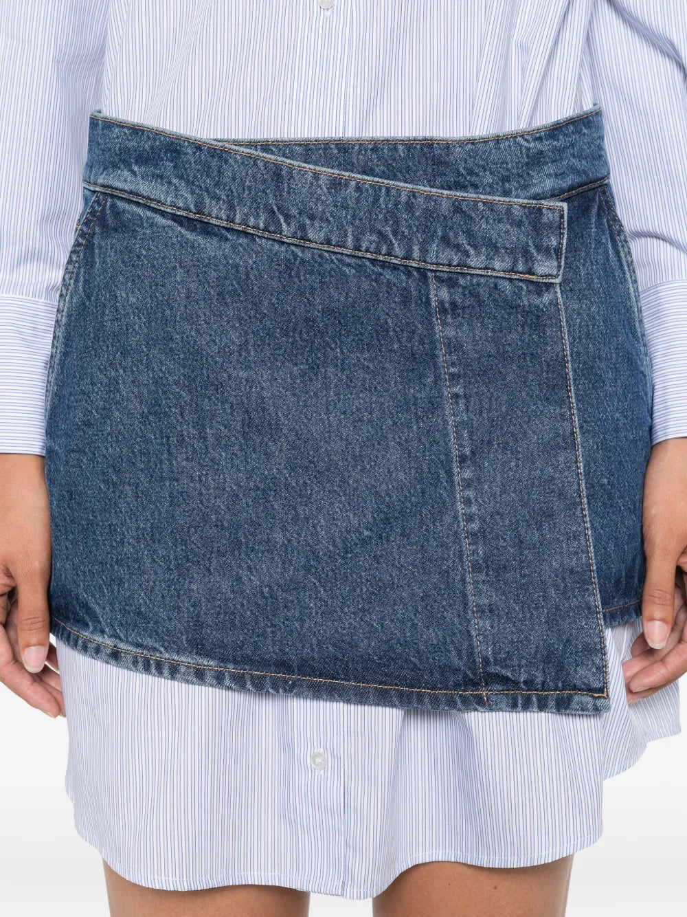Mini dress made of denim