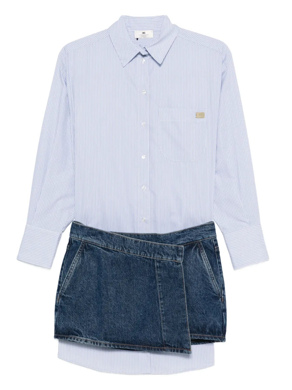 Mini dress made of denim