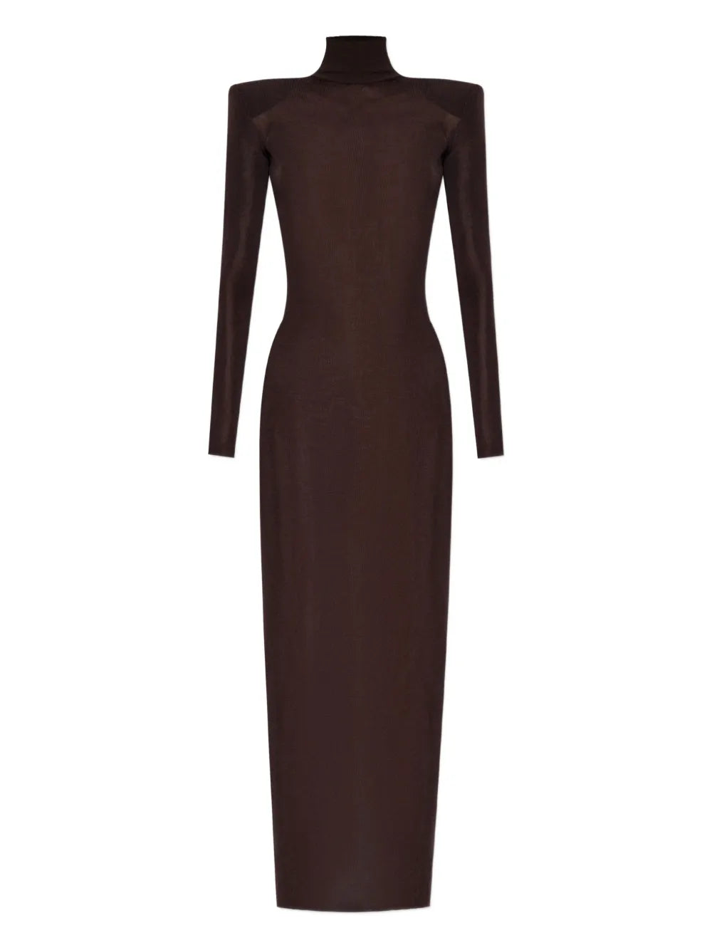 Maxi dress with turtleneck