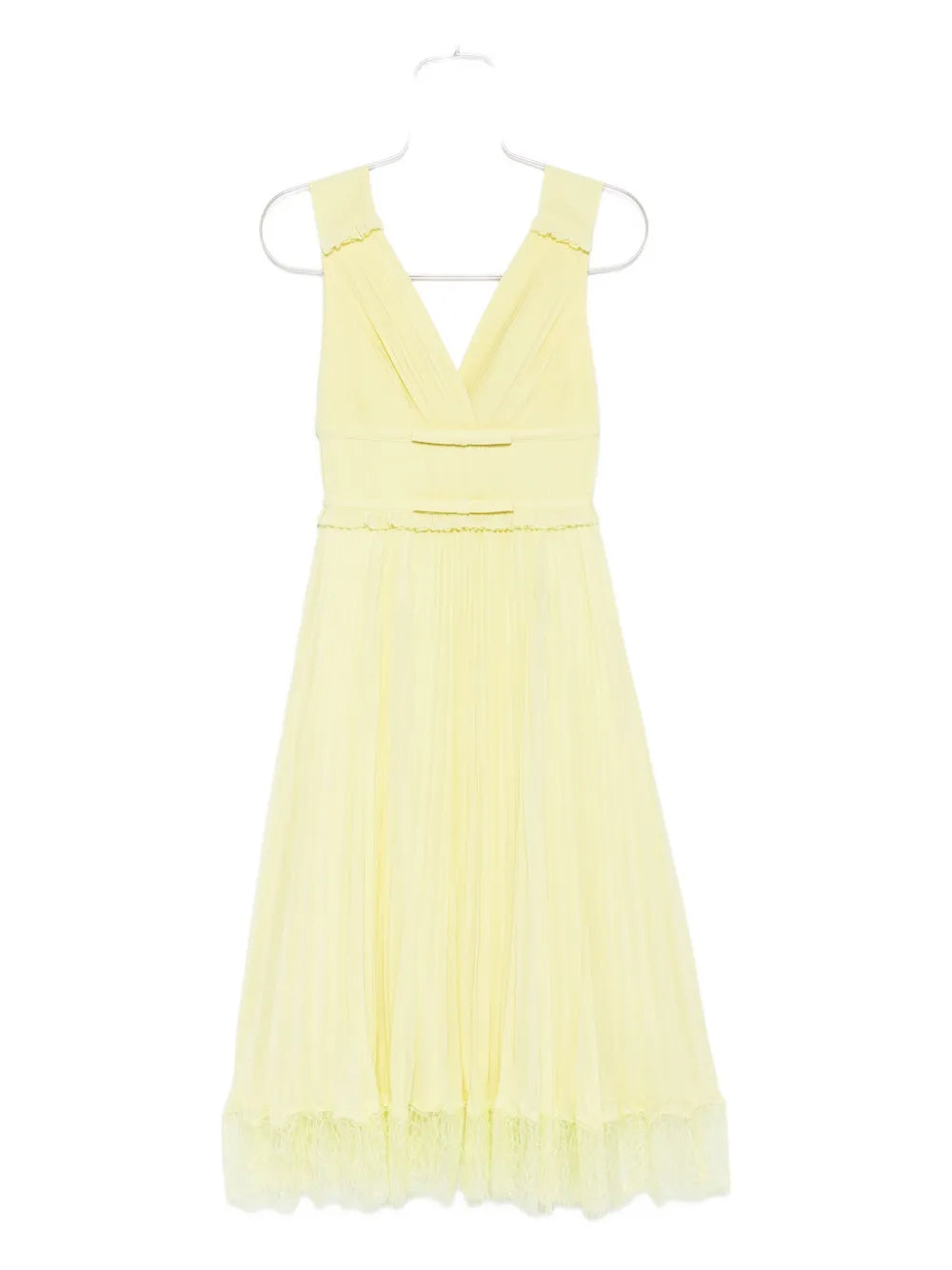 Georgette-Midikleid mit Rüschen