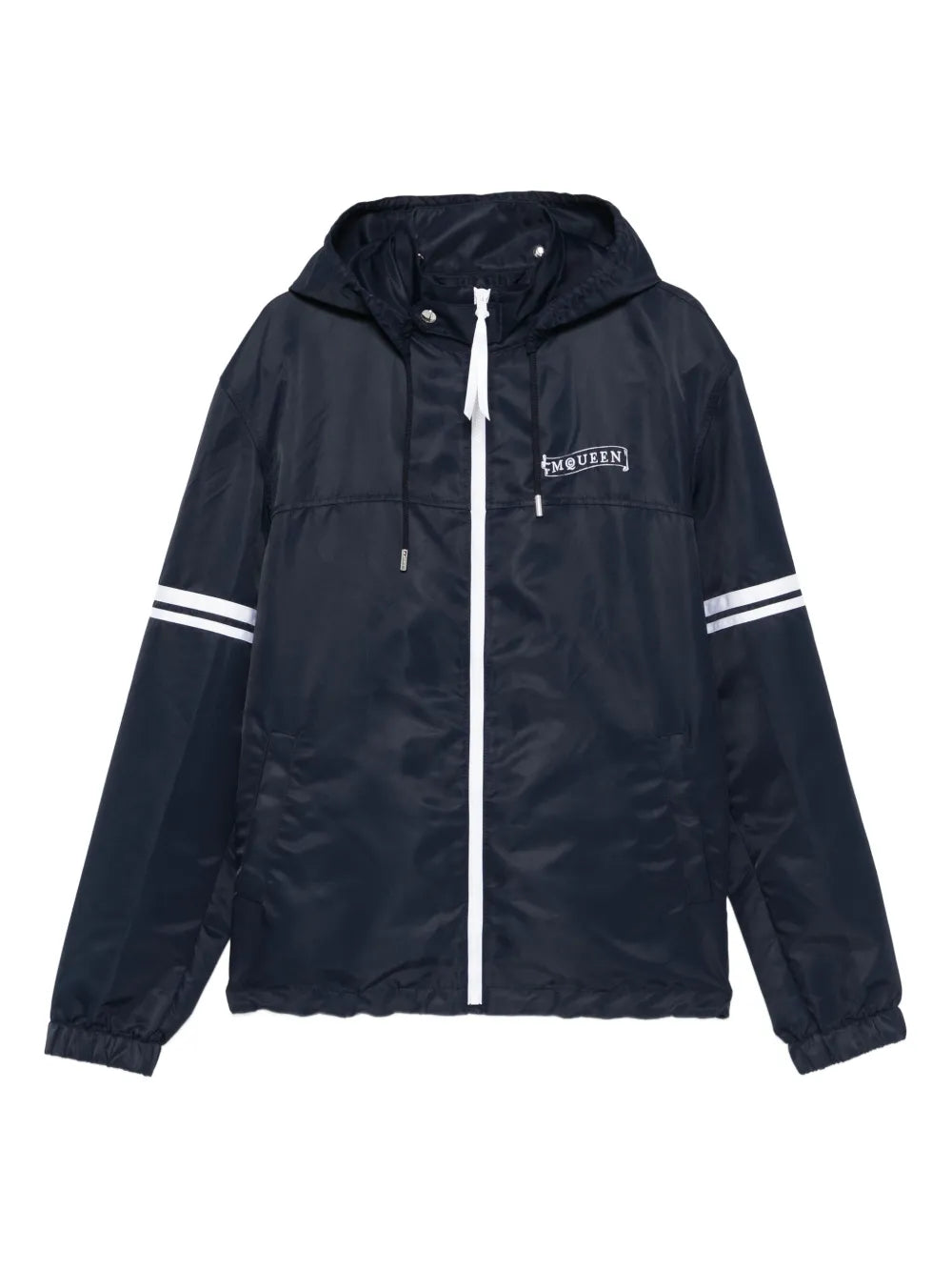 Kapuzenjacke mit Streifenverzierung