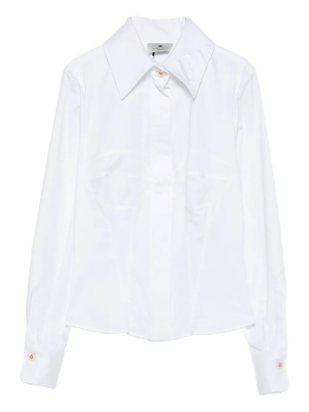 Shirt with embroidered logo