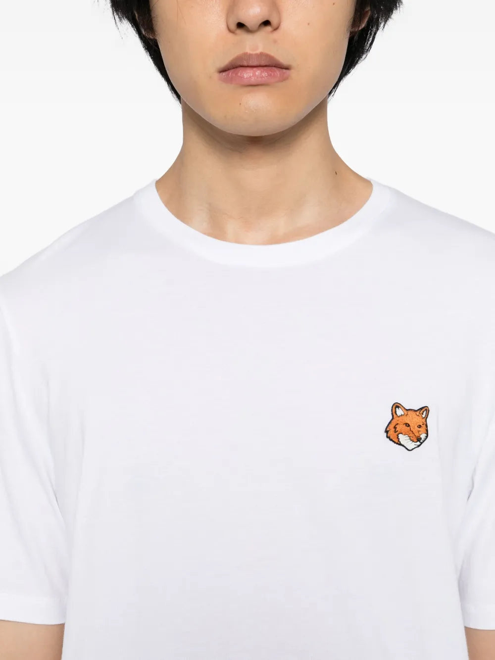T-Shirt mit Fox-Logo-Stickerei