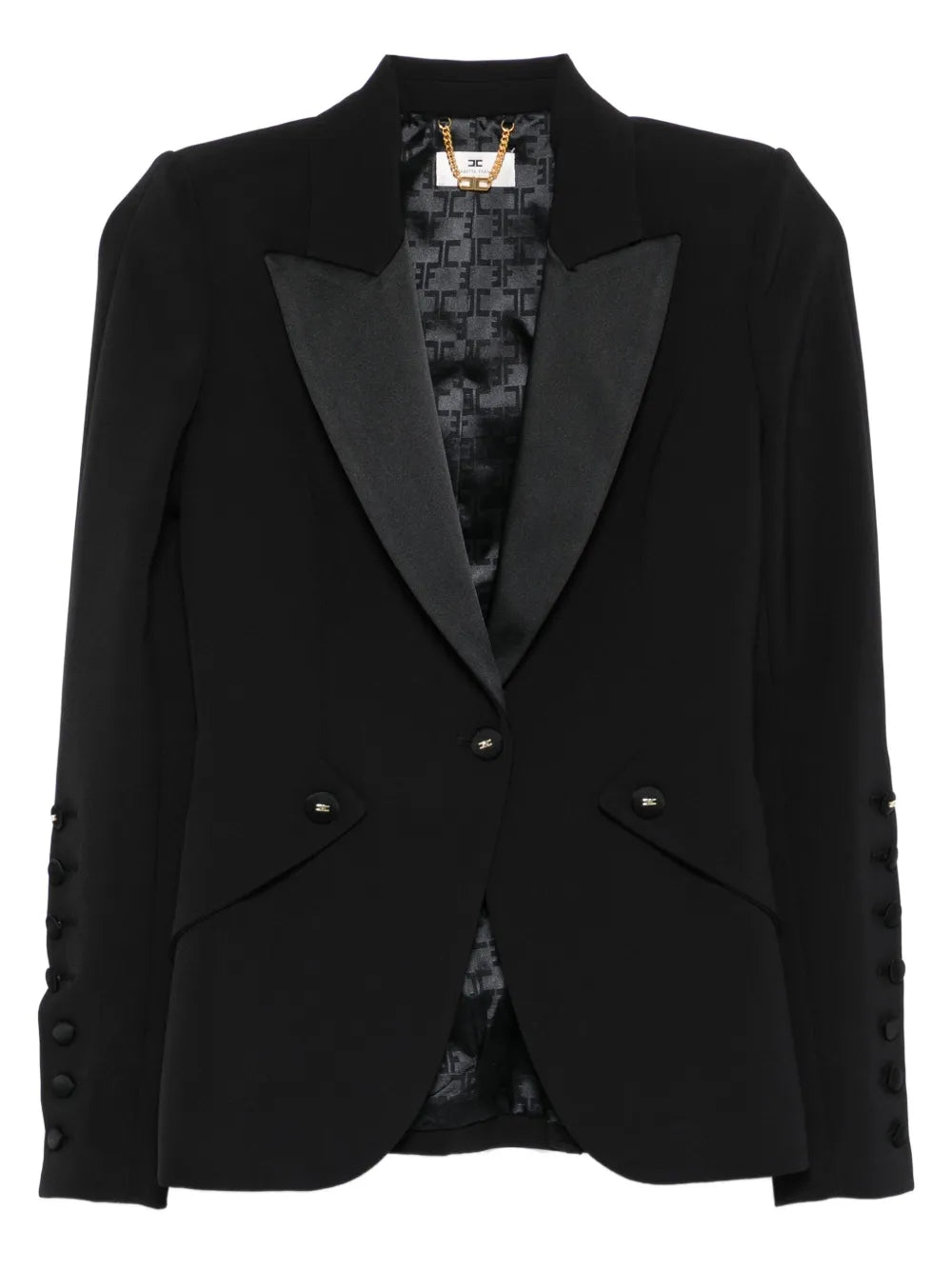 Blazer with peaked lapel