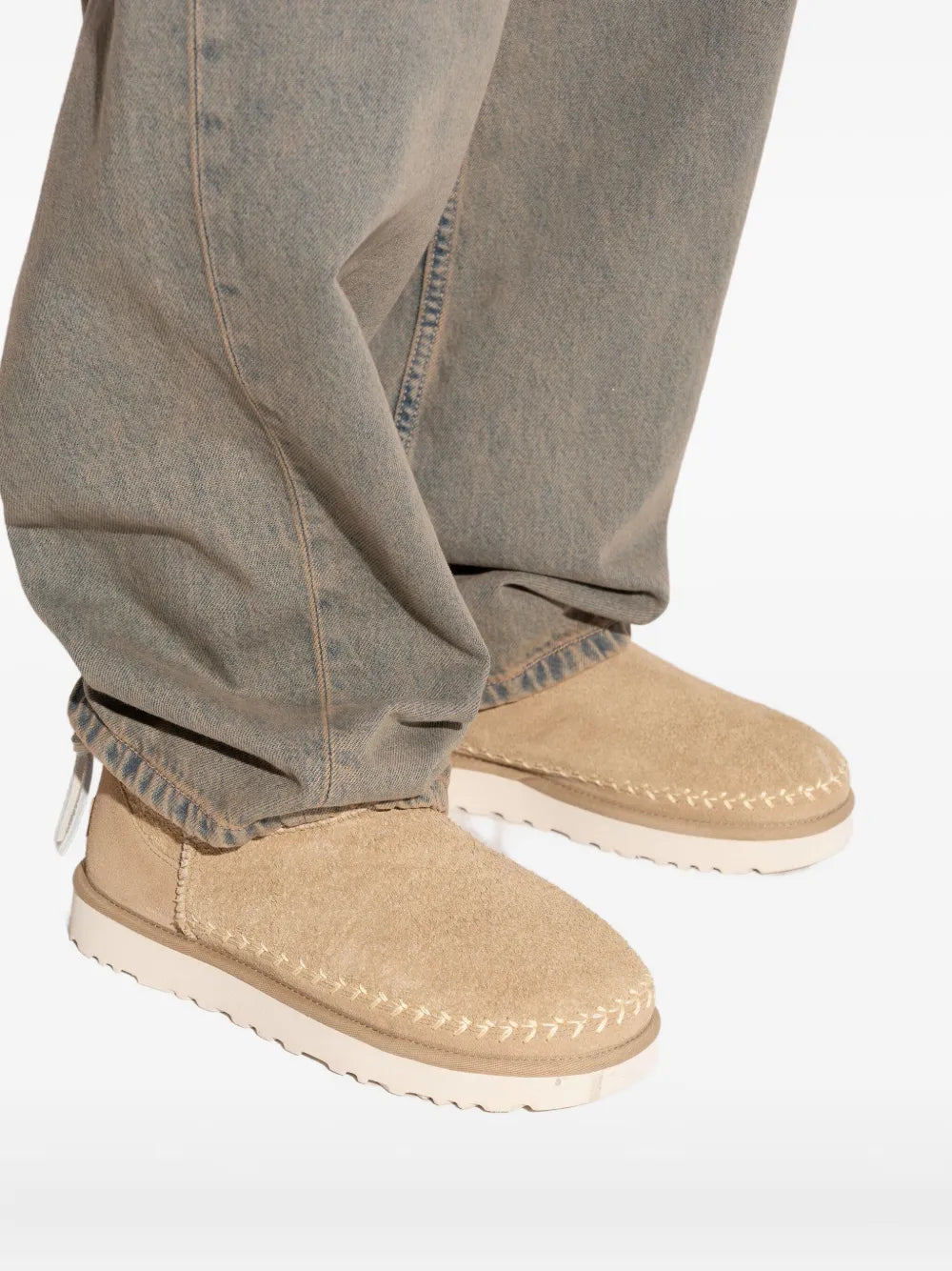 Classic Ultra Mini Biarritz Stiefel mit geflochtenem Detail