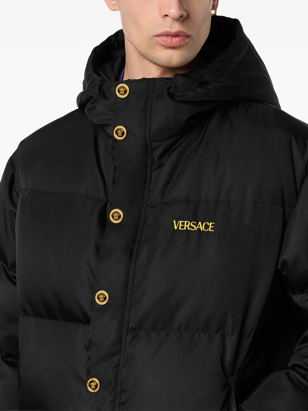 Jacke mit Logo-Stickerei