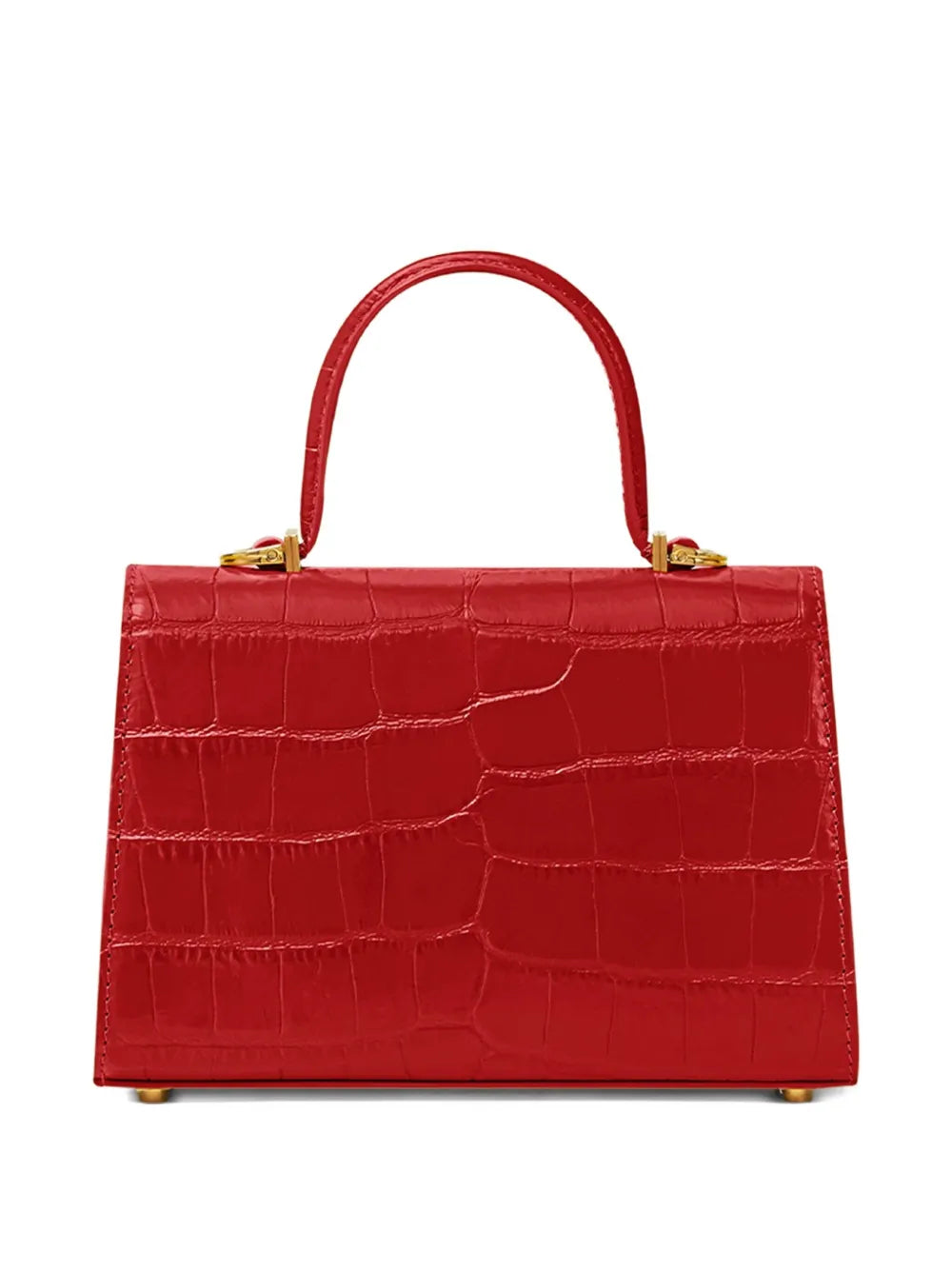 Kleine Tasche mit Kroko-Effekt