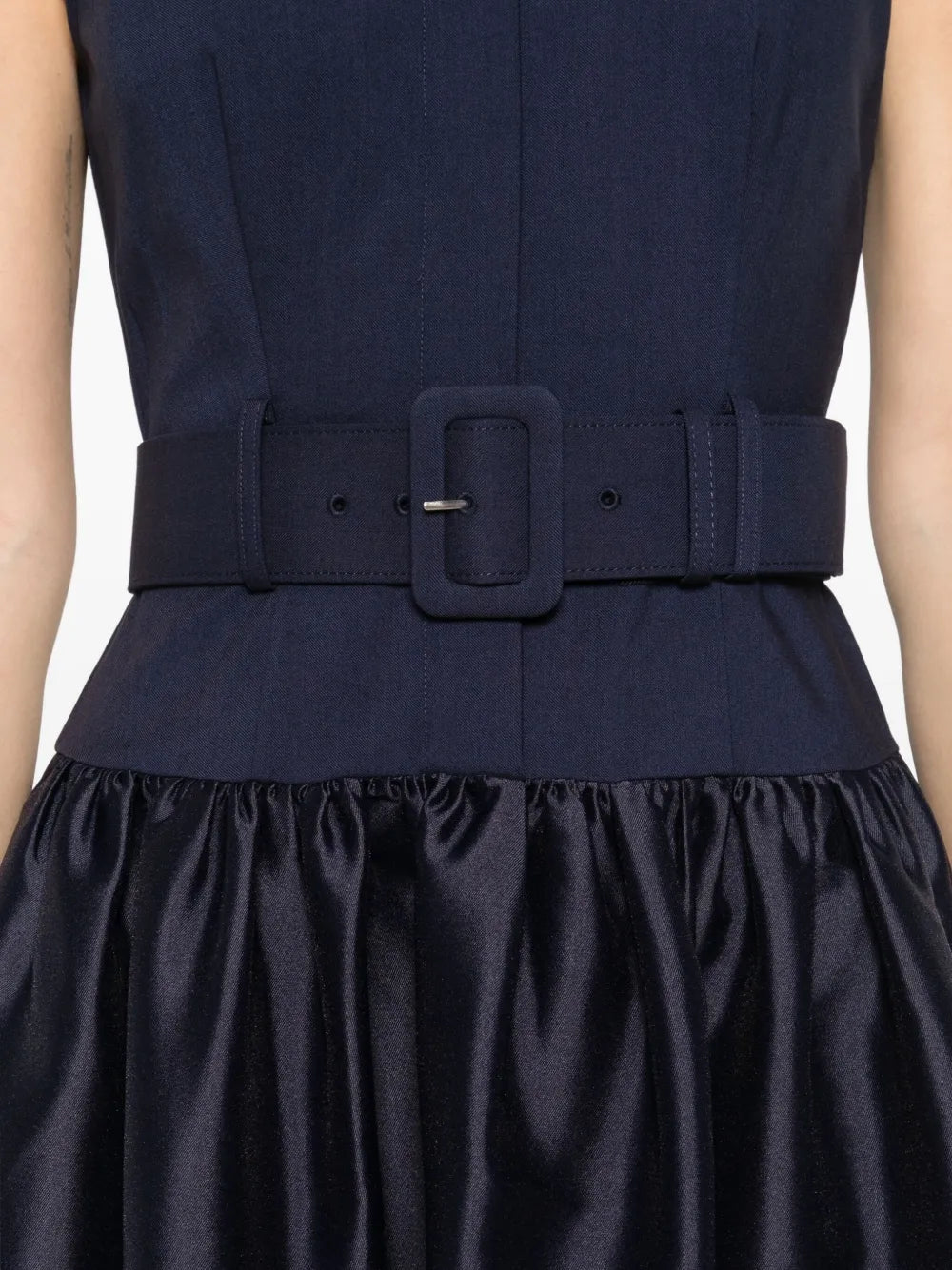 Dress with belt