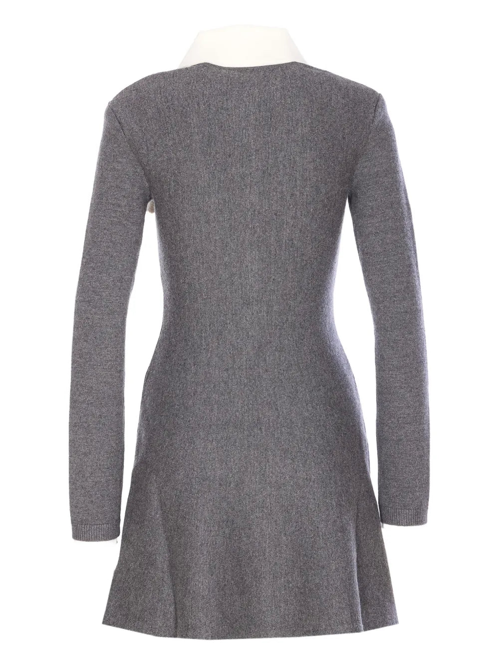 Mini dress with crochet flower decoration