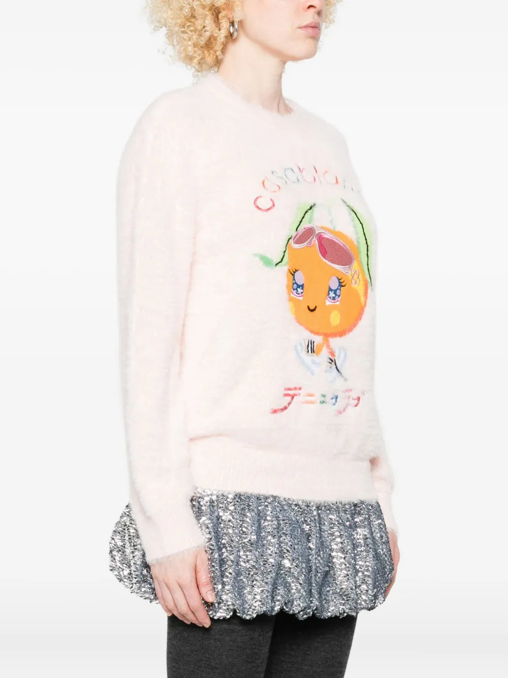 Sweatshirt mit Logo-Stickerei