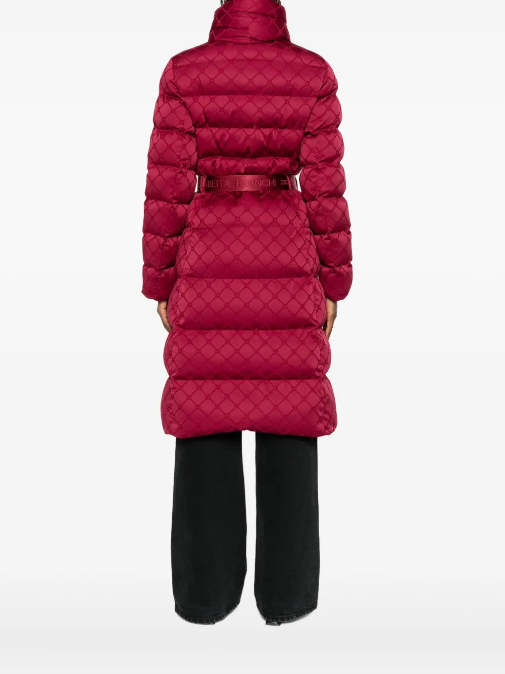 Gepolsterter Parka mit Gürtel