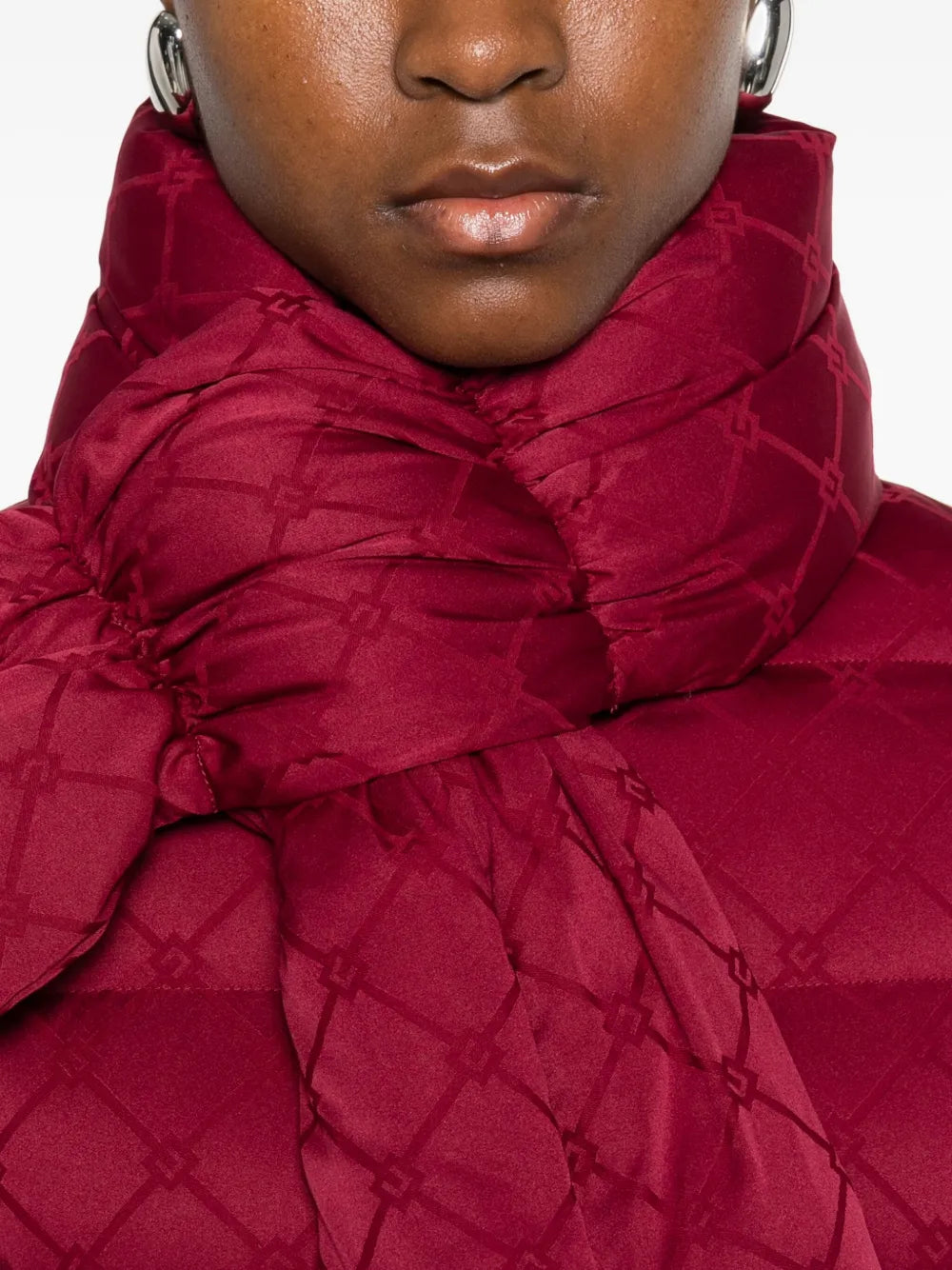 Gepolsterter Parka mit Gürtel