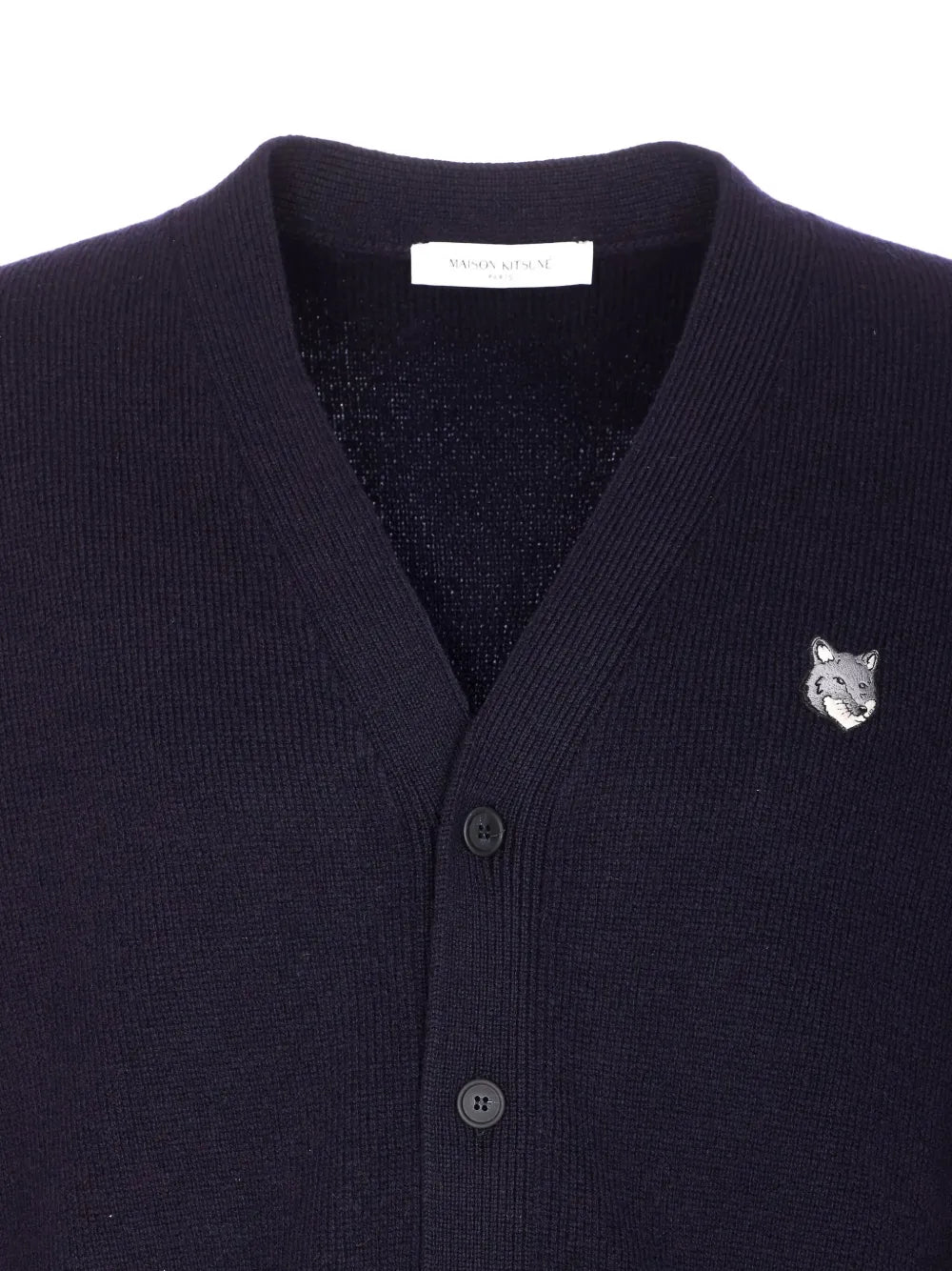 Klassischer Cardigan mit Fox-Head-Logo