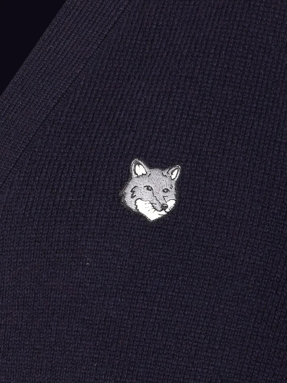 Klassischer Cardigan mit Fox-Head-Logo