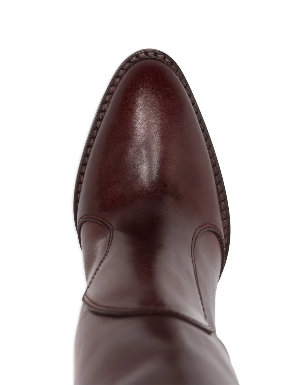 Spitze Stiefel mit Blockabsatz 105mm