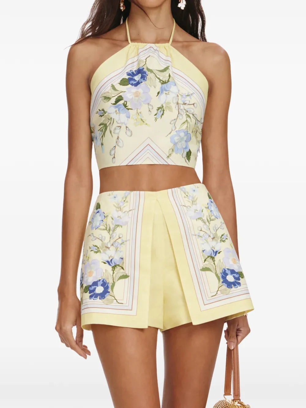 Shorts with Floral Print