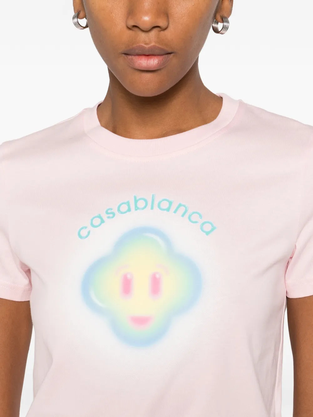 Casablanca T-Shirt mit Logo