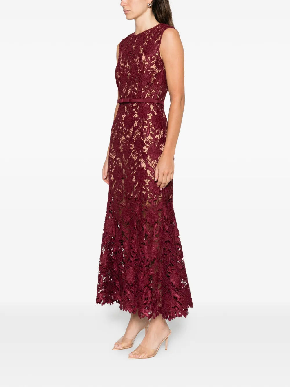 Ärmelloses Midikleid
