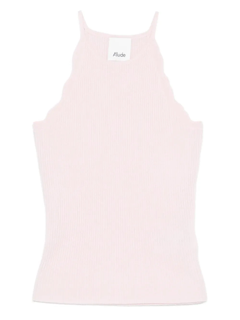 Tanktop mit Wellensaum