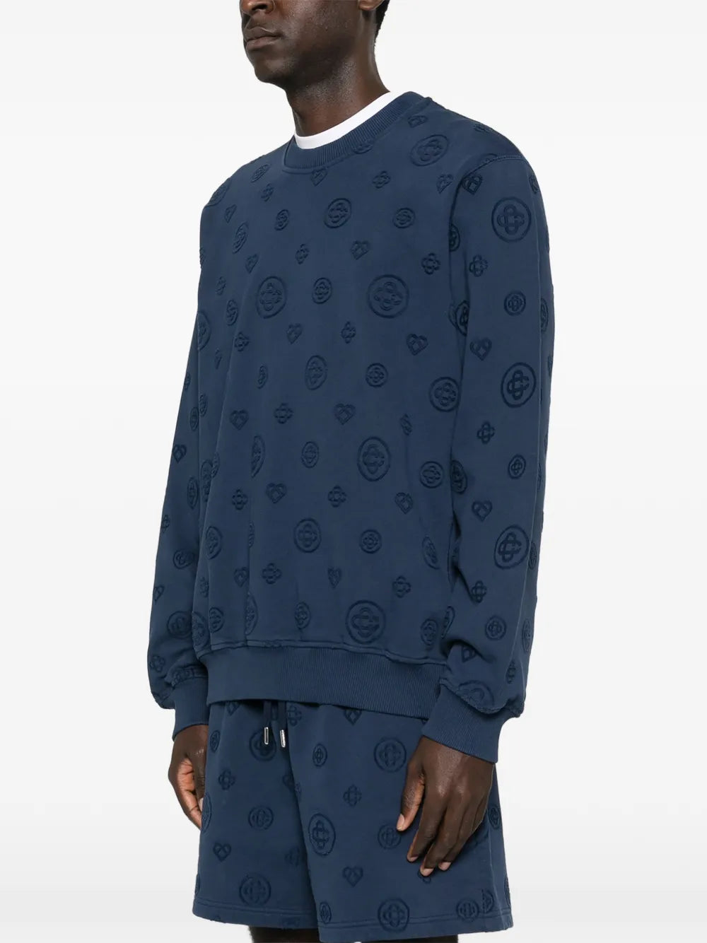 Sweatshirt mit rundem Ausschnitt